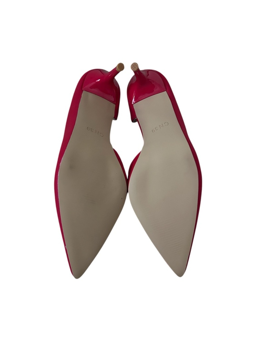 Red Pointed Toe Heels - Picture 4 of 4